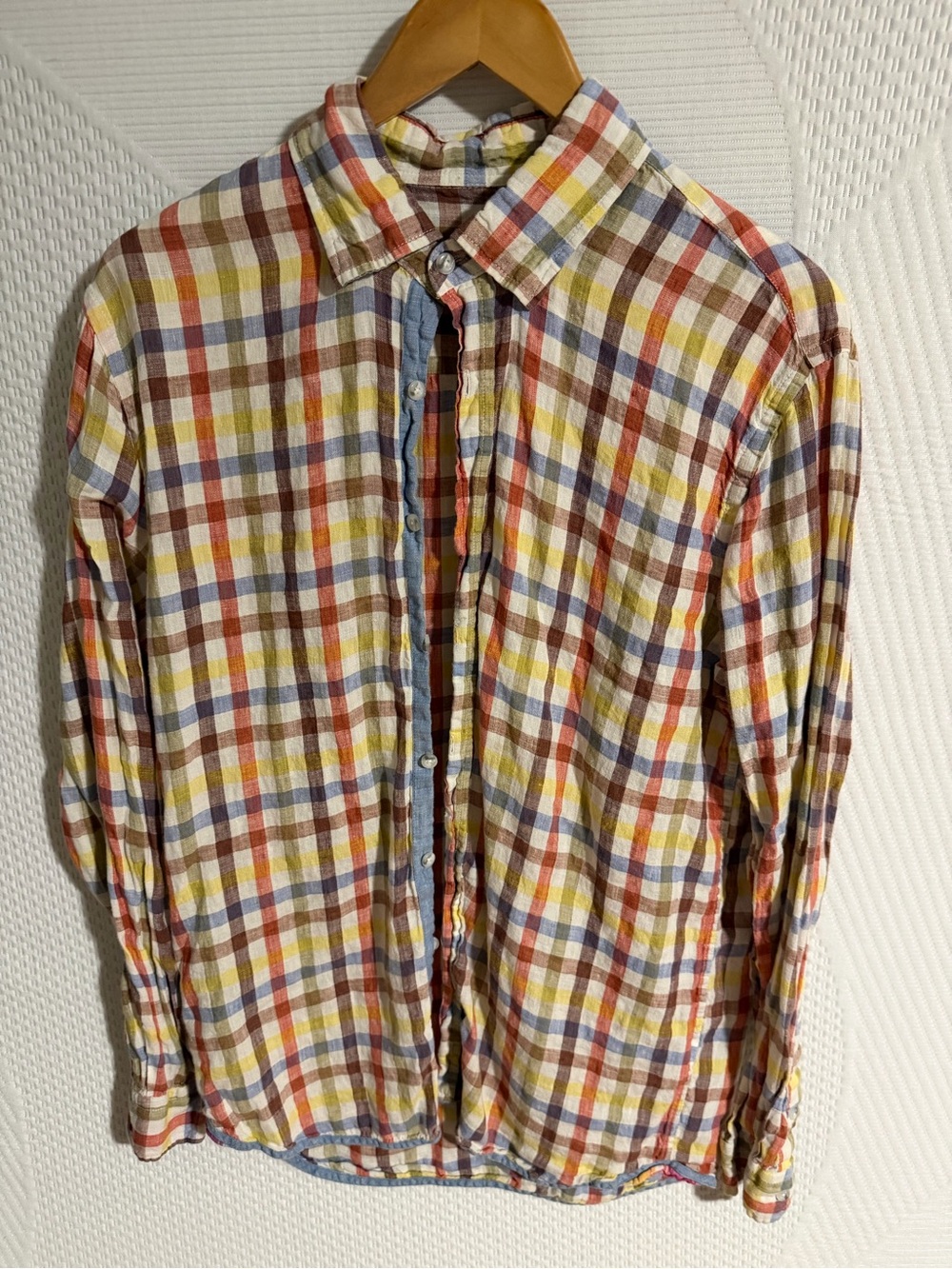 Report Collection Multicolor Plaid Button-Down Shirt